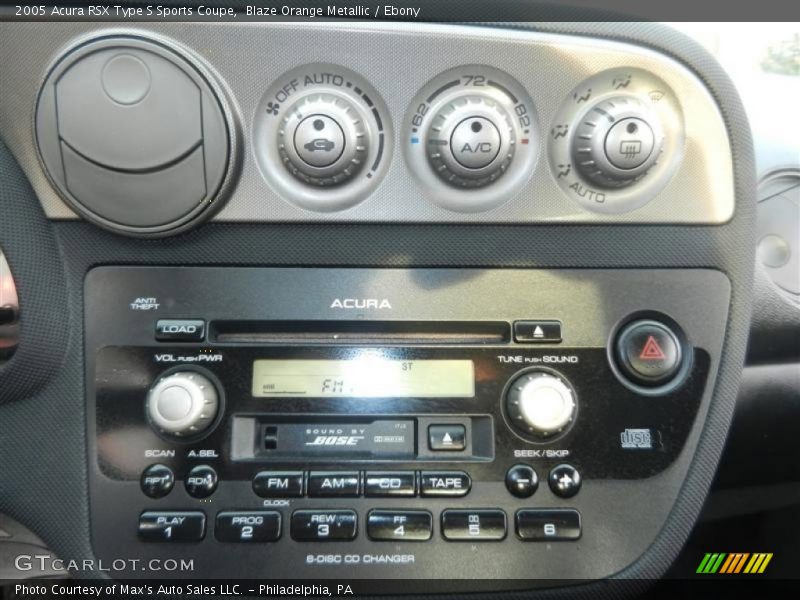 Controls of 2005 RSX Type S Sports Coupe