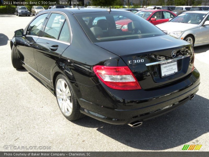 Black / Black 2011 Mercedes-Benz C 300 Sport