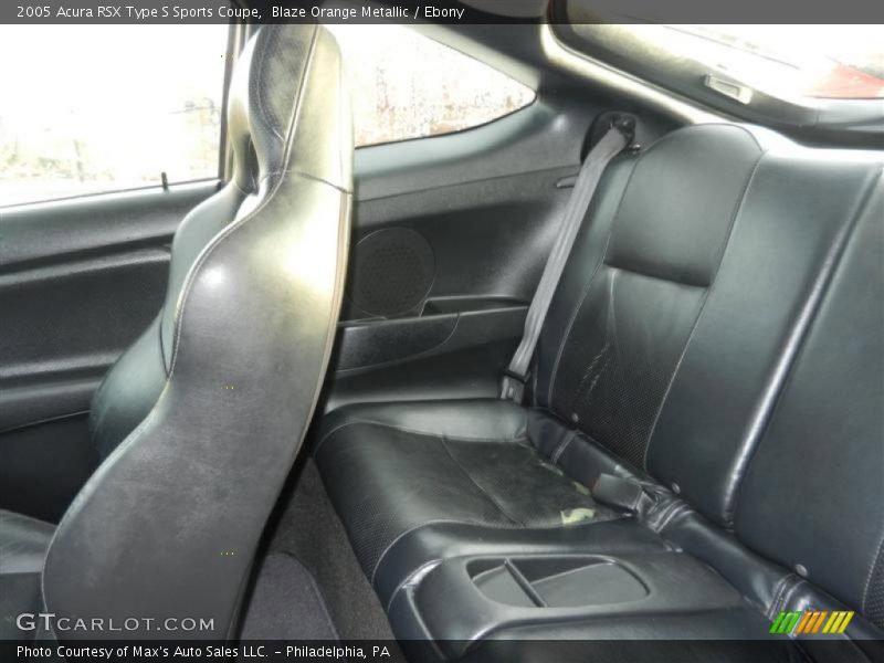 Blaze Orange Metallic / Ebony 2005 Acura RSX Type S Sports Coupe