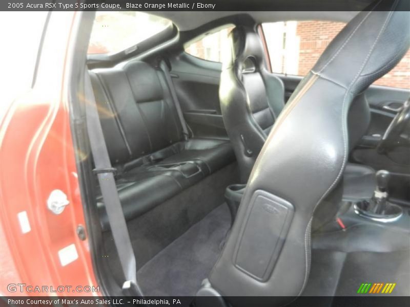 Blaze Orange Metallic / Ebony 2005 Acura RSX Type S Sports Coupe