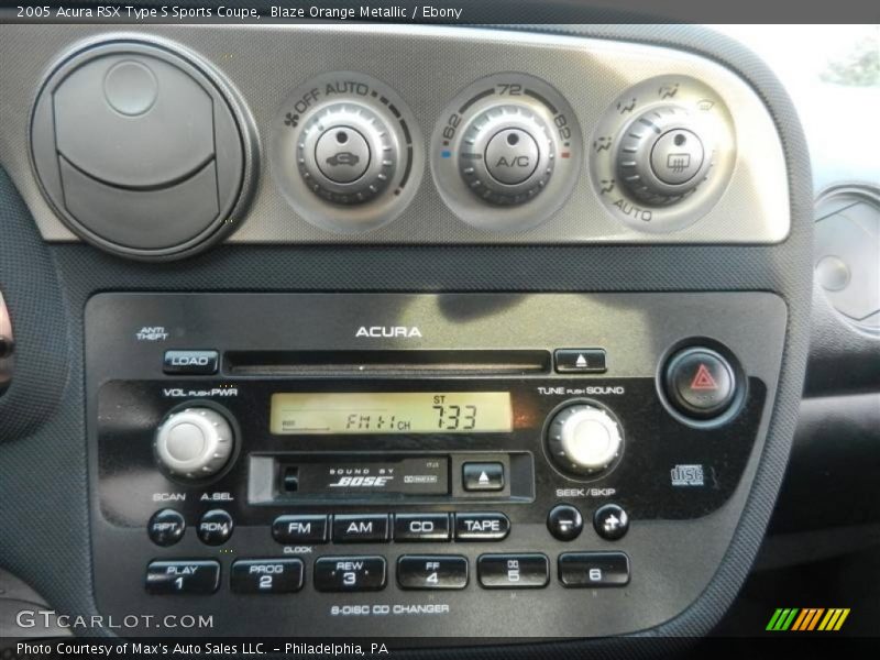 Controls of 2005 RSX Type S Sports Coupe