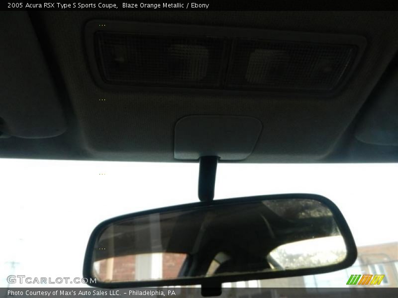 Blaze Orange Metallic / Ebony 2005 Acura RSX Type S Sports Coupe