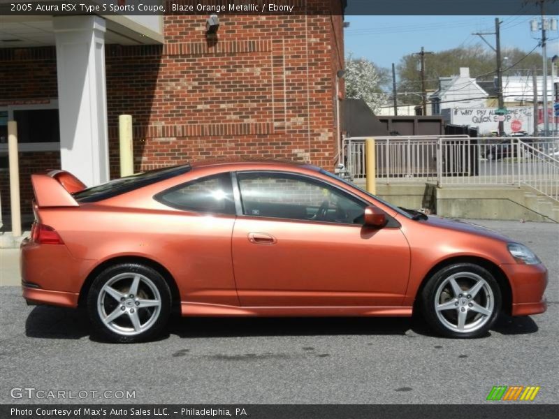  2005 RSX Type S Sports Coupe Blaze Orange Metallic