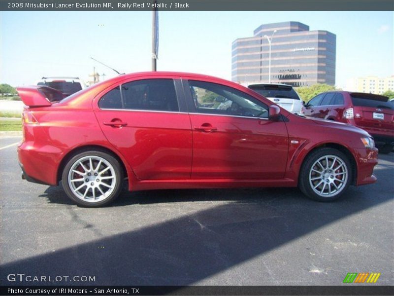 Rally Red Metallic / Black 2008 Mitsubishi Lancer Evolution MR