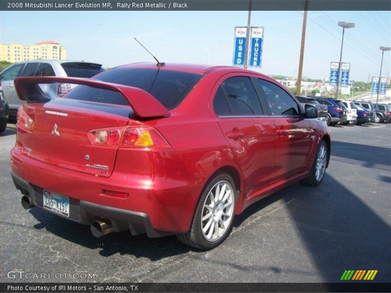 Rally Red Metallic / Black 2008 Mitsubishi Lancer Evolution MR