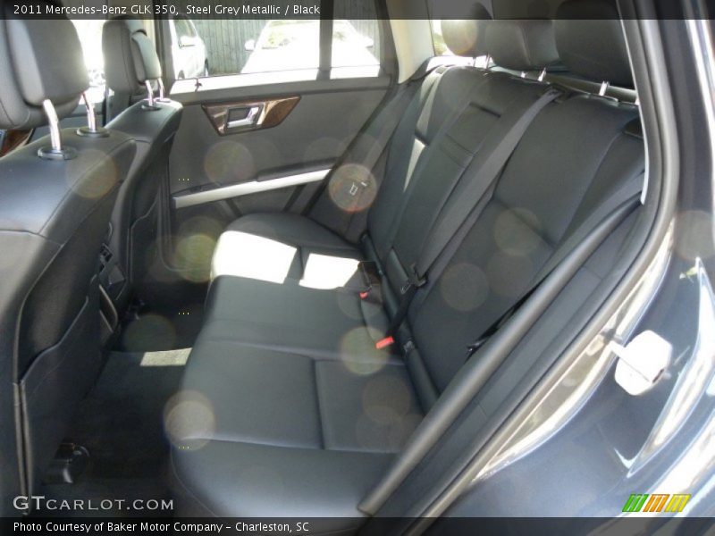 Steel Grey Metallic / Black 2011 Mercedes-Benz GLK 350