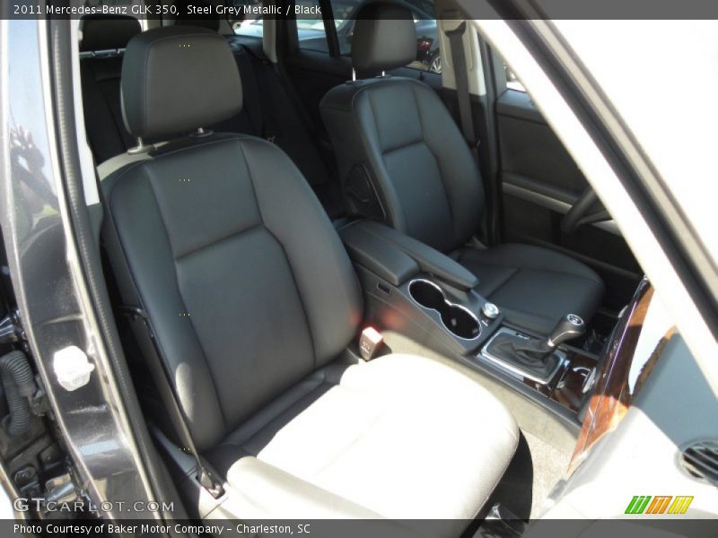Steel Grey Metallic / Black 2011 Mercedes-Benz GLK 350