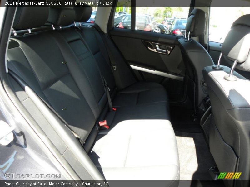 Steel Grey Metallic / Black 2011 Mercedes-Benz GLK 350