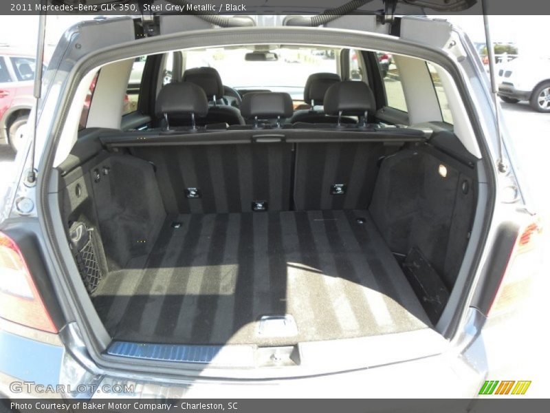 Steel Grey Metallic / Black 2011 Mercedes-Benz GLK 350