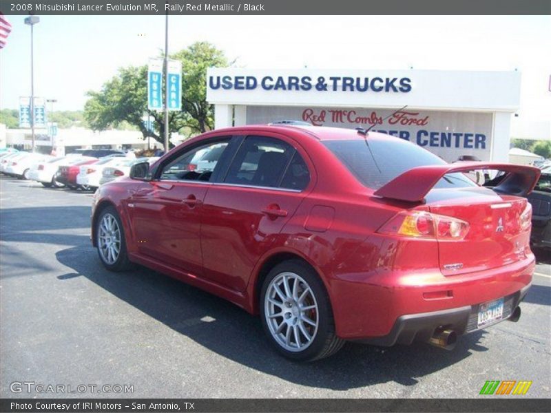 Rally Red Metallic / Black 2008 Mitsubishi Lancer Evolution MR