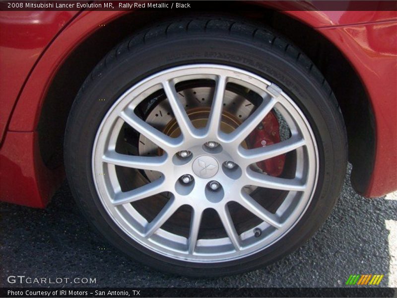 Rally Red Metallic / Black 2008 Mitsubishi Lancer Evolution MR