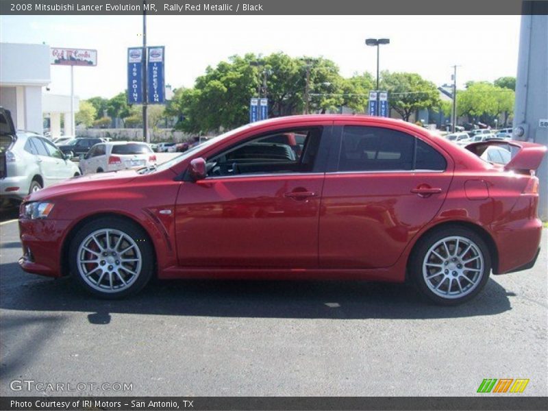 Rally Red Metallic / Black 2008 Mitsubishi Lancer Evolution MR