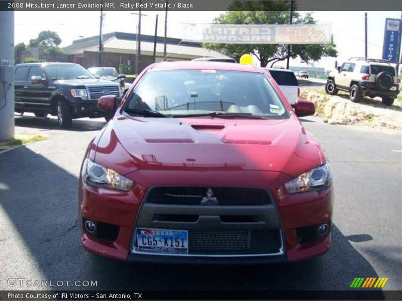 Rally Red Metallic / Black 2008 Mitsubishi Lancer Evolution MR