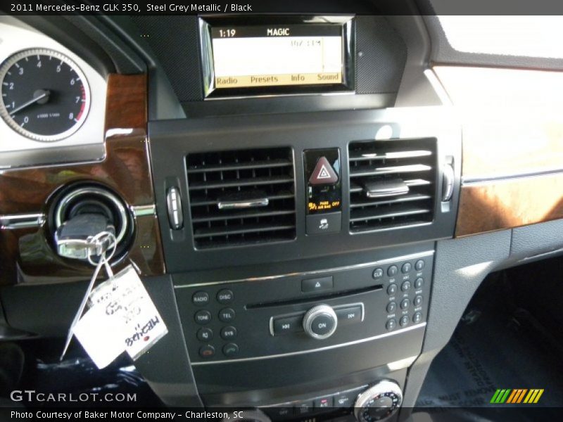Steel Grey Metallic / Black 2011 Mercedes-Benz GLK 350