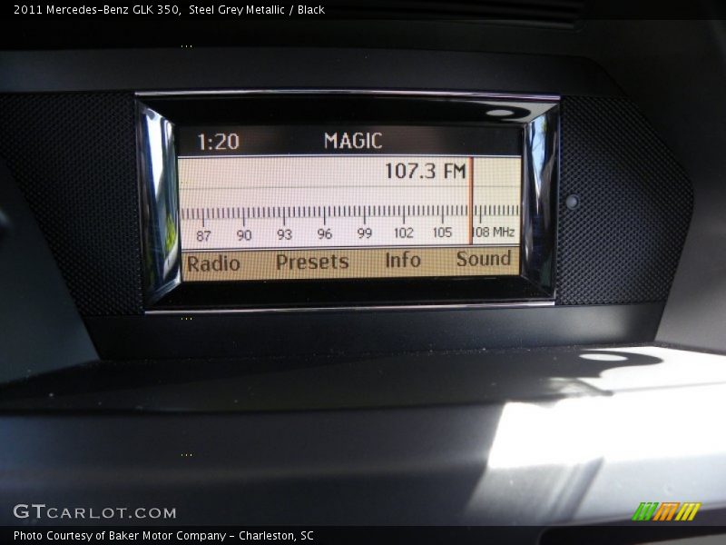 Steel Grey Metallic / Black 2011 Mercedes-Benz GLK 350