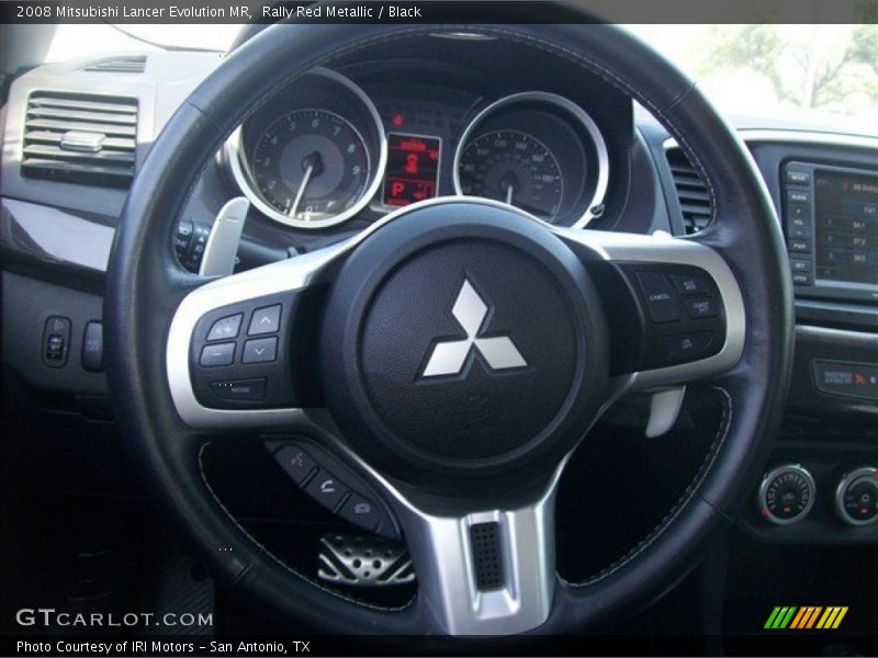 Rally Red Metallic / Black 2008 Mitsubishi Lancer Evolution MR