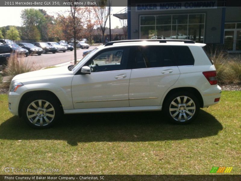 Arctic White / Black 2011 Mercedes-Benz GLK 350