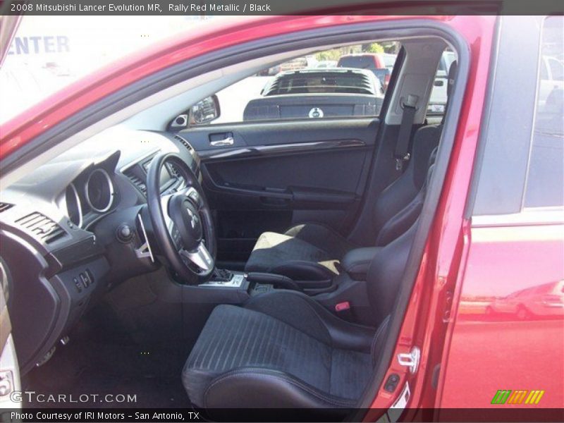 Rally Red Metallic / Black 2008 Mitsubishi Lancer Evolution MR