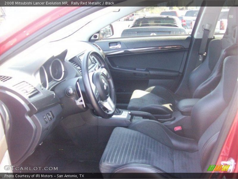 Rally Red Metallic / Black 2008 Mitsubishi Lancer Evolution MR