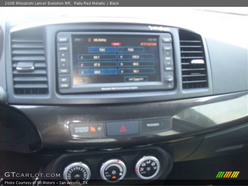 Rally Red Metallic / Black 2008 Mitsubishi Lancer Evolution MR