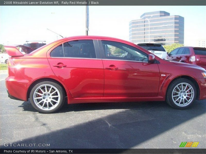 Rally Red Metallic / Black 2008 Mitsubishi Lancer Evolution MR