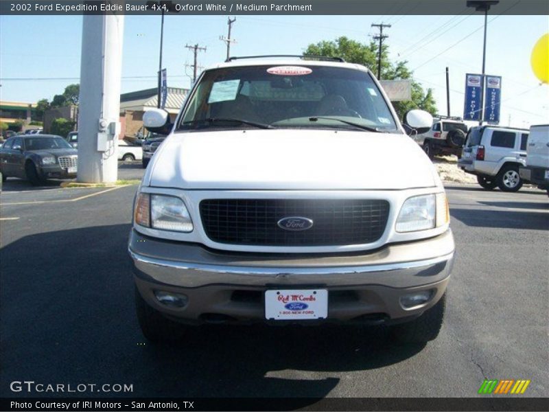 Oxford White / Medium Parchment 2002 Ford Expedition Eddie Bauer 4x4