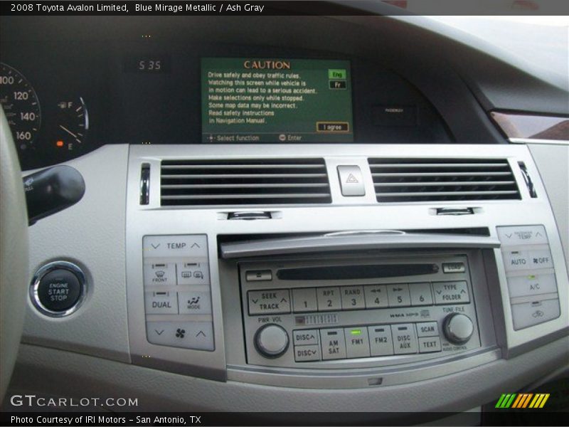 Blue Mirage Metallic / Ash Gray 2008 Toyota Avalon Limited