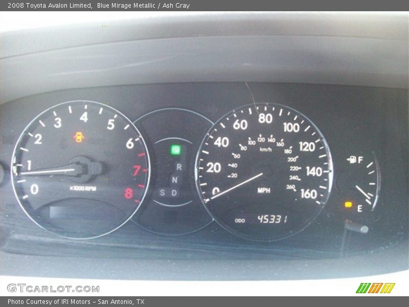Blue Mirage Metallic / Ash Gray 2008 Toyota Avalon Limited