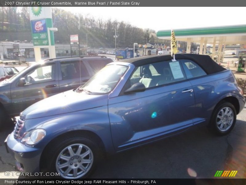 Marine Blue Pearl / Pastel Slate Gray 2007 Chrysler PT Cruiser Convertible