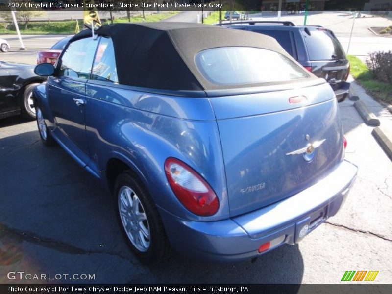 Marine Blue Pearl / Pastel Slate Gray 2007 Chrysler PT Cruiser Convertible
