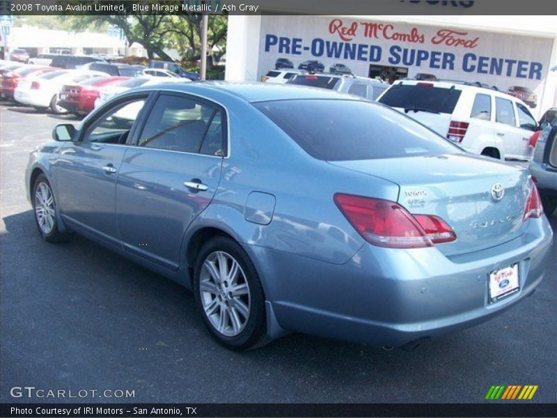 Blue Mirage Metallic / Ash Gray 2008 Toyota Avalon Limited