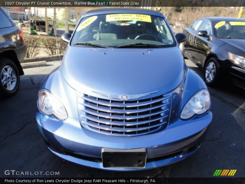 Marine Blue Pearl / Pastel Slate Gray 2007 Chrysler PT Cruiser Convertible