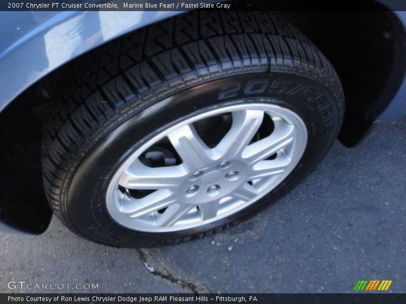 Marine Blue Pearl / Pastel Slate Gray 2007 Chrysler PT Cruiser Convertible