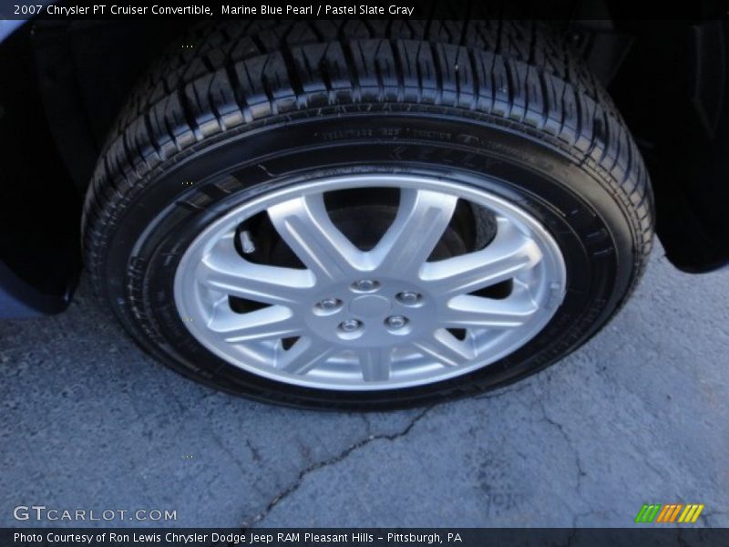 Marine Blue Pearl / Pastel Slate Gray 2007 Chrysler PT Cruiser Convertible