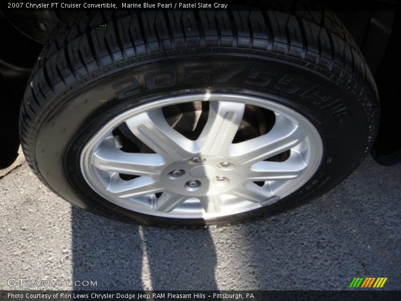 Marine Blue Pearl / Pastel Slate Gray 2007 Chrysler PT Cruiser Convertible