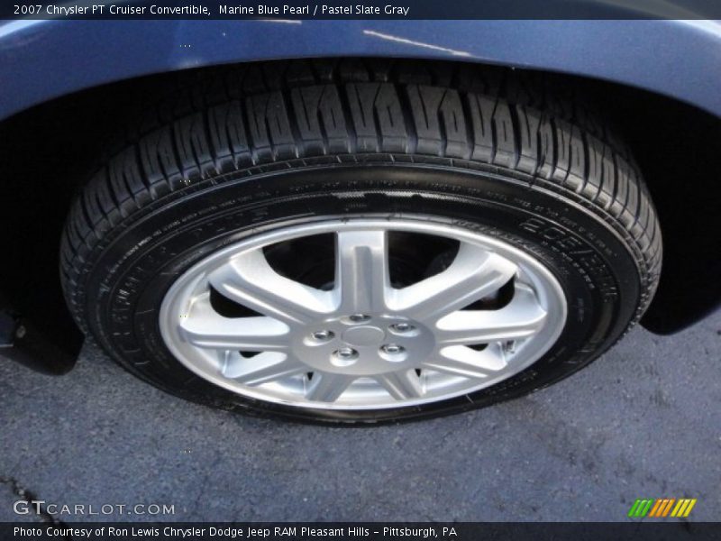 Marine Blue Pearl / Pastel Slate Gray 2007 Chrysler PT Cruiser Convertible