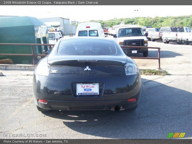 Kalapana Black / Dark Charcoal 2008 Mitsubishi Eclipse GS Coupe