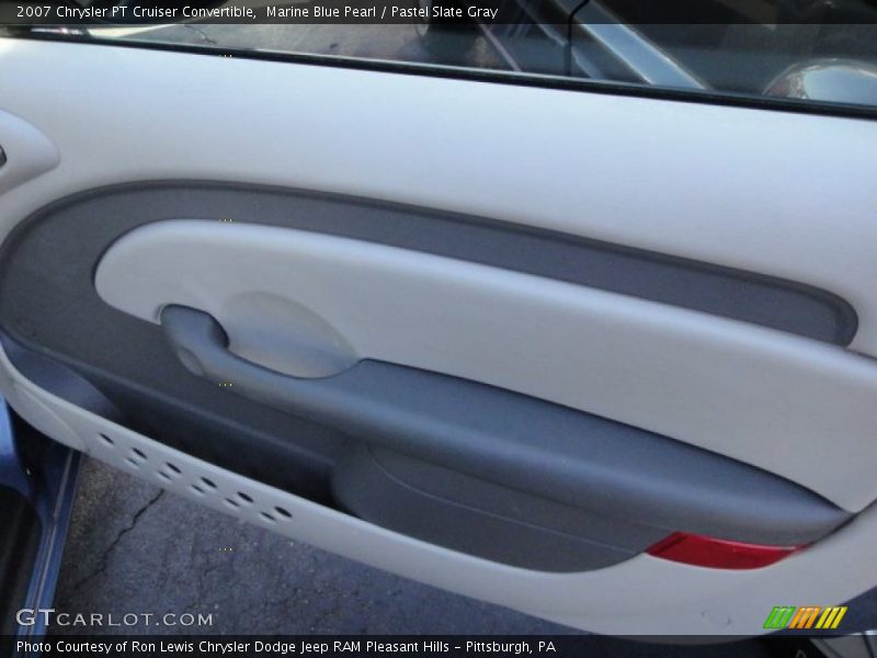 Marine Blue Pearl / Pastel Slate Gray 2007 Chrysler PT Cruiser Convertible