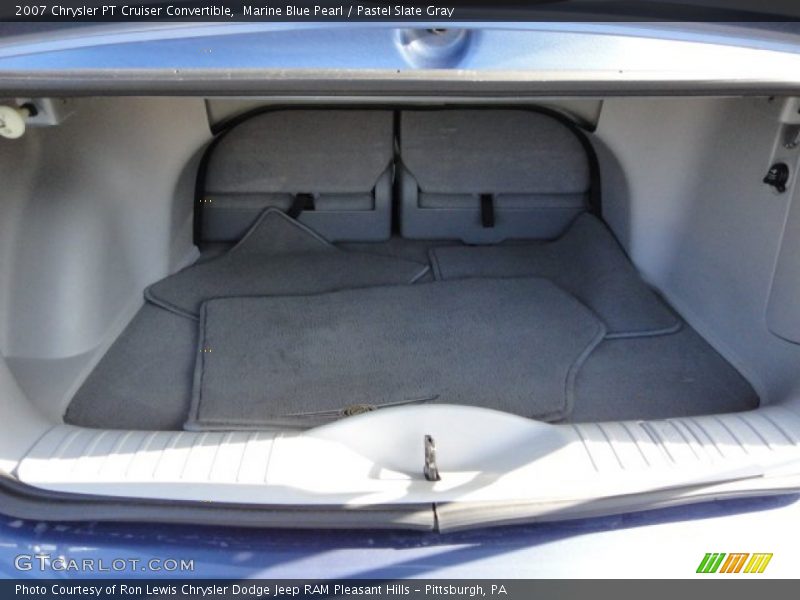 Marine Blue Pearl / Pastel Slate Gray 2007 Chrysler PT Cruiser Convertible