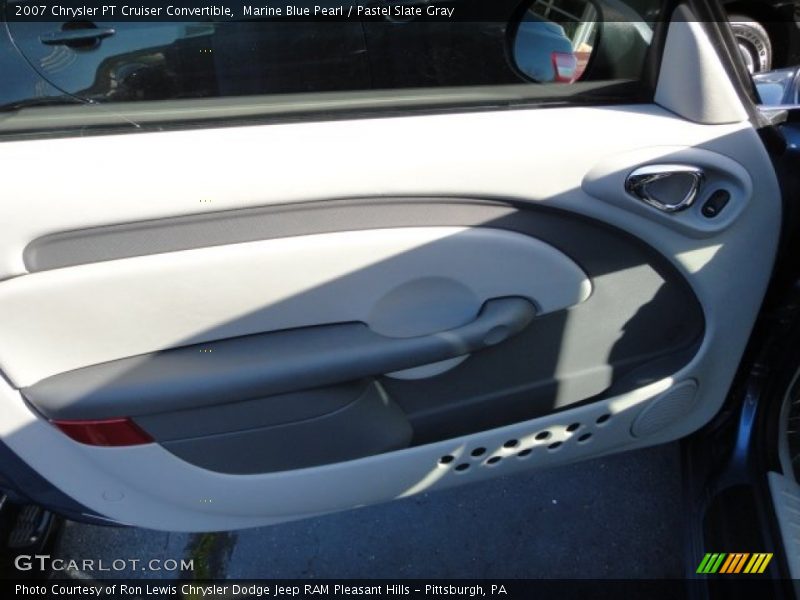 Marine Blue Pearl / Pastel Slate Gray 2007 Chrysler PT Cruiser Convertible