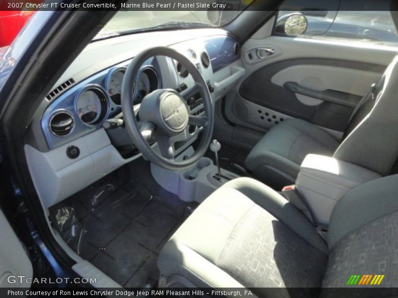 Marine Blue Pearl / Pastel Slate Gray 2007 Chrysler PT Cruiser Convertible