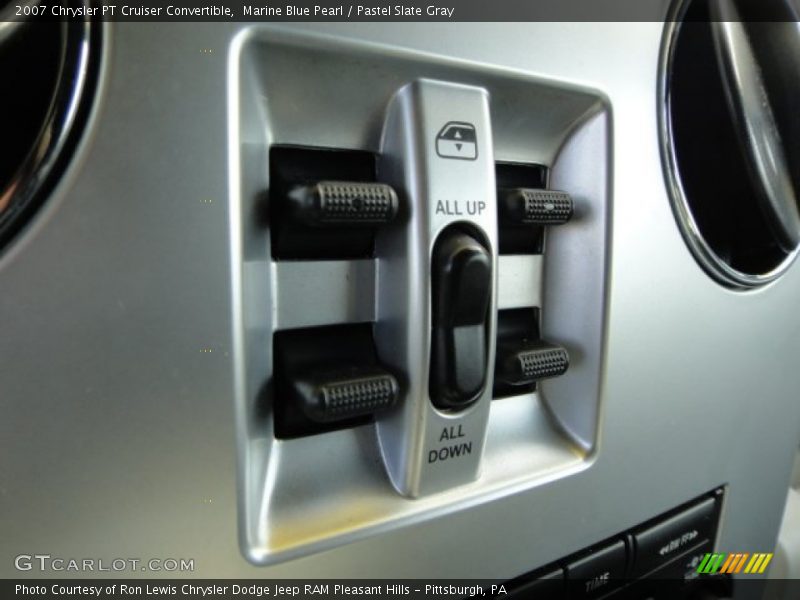 Marine Blue Pearl / Pastel Slate Gray 2007 Chrysler PT Cruiser Convertible