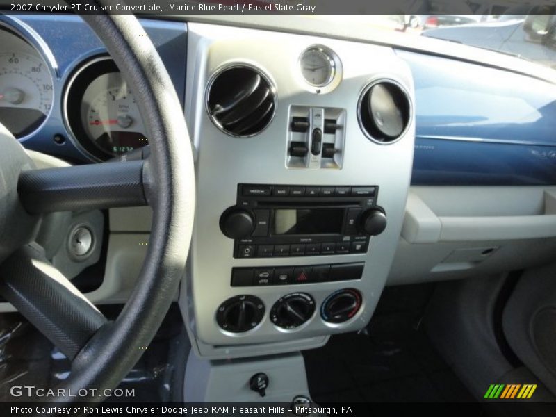 Marine Blue Pearl / Pastel Slate Gray 2007 Chrysler PT Cruiser Convertible