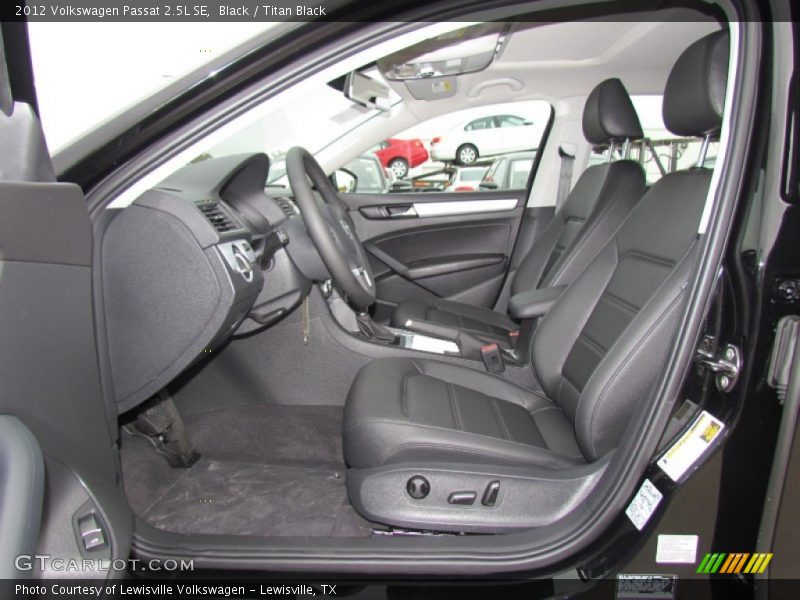 Black / Titan Black 2012 Volkswagen Passat 2.5L SE