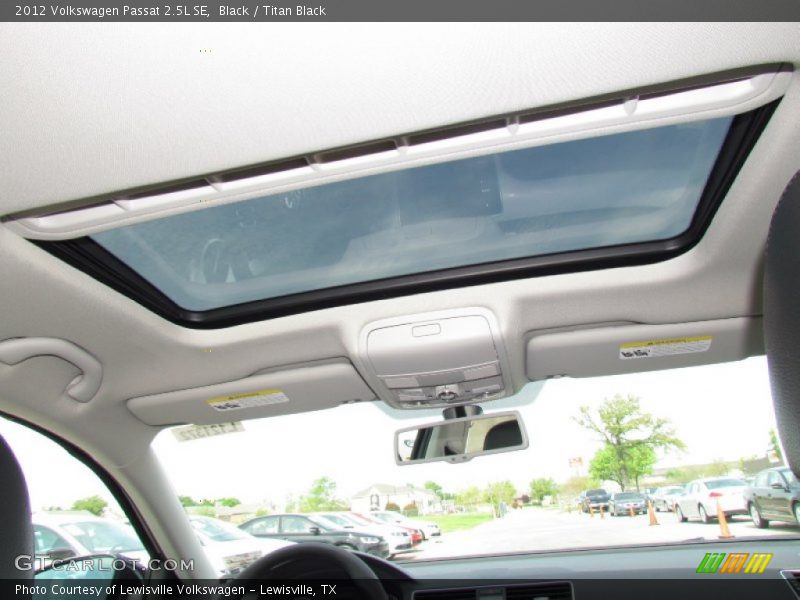 Black / Titan Black 2012 Volkswagen Passat 2.5L SE