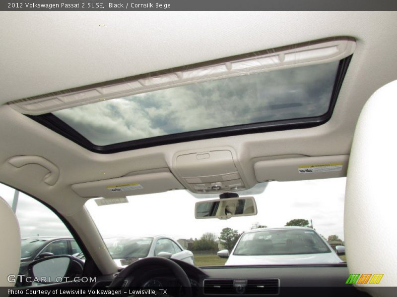 Black / Cornsilk Beige 2012 Volkswagen Passat 2.5L SE
