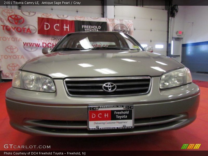 Antique Sage Pearl / Gray 2001 Toyota Camry LE