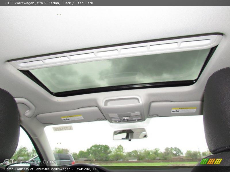 Black / Titan Black 2012 Volkswagen Jetta SE Sedan