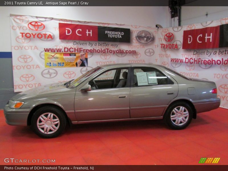 Antique Sage Pearl / Gray 2001 Toyota Camry LE