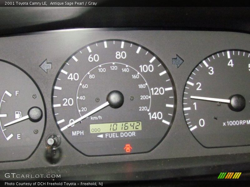 Antique Sage Pearl / Gray 2001 Toyota Camry LE